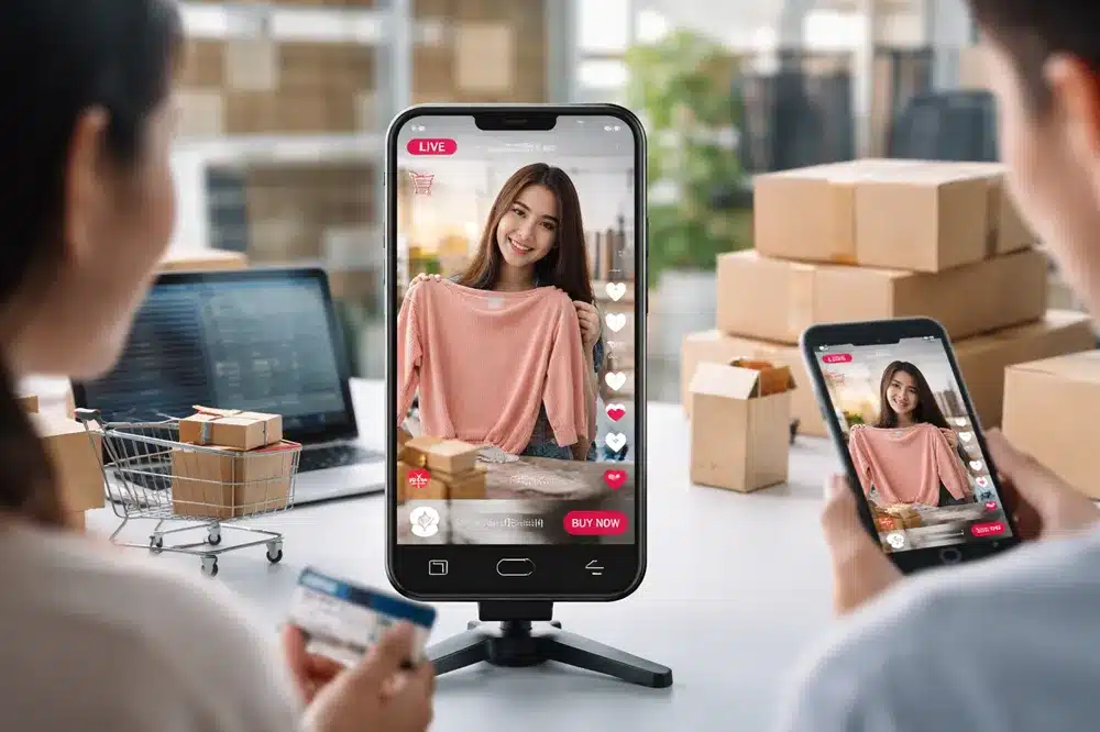 
live commerce-social commerce