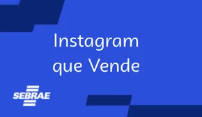 Arte de divulgação da palestra Instagram que Vende