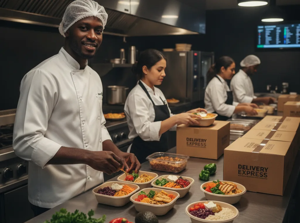 negocio alimentacao delivery 2026 dark kitchen